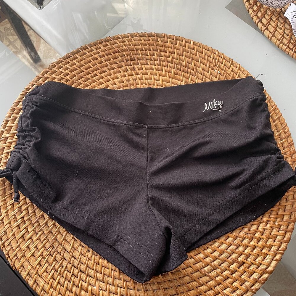 Mika Body Wear Mikaela Side String Short Black Small